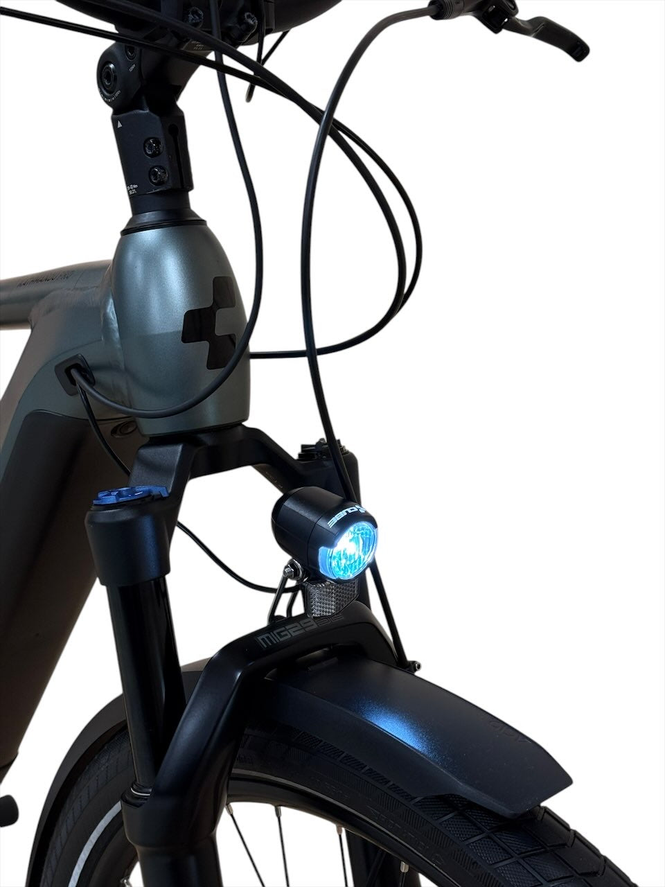 Borsa Per Telaio Bici Impermeabile Per Cube Kathmandu Hybrid 2022 - Per Smartphone Fino A 8", Capienza 3L, Touchscreen TPU