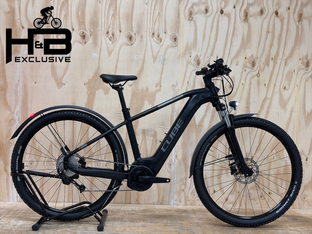 cube fahrrad 29 zoll schwarz Cube Reaction Hybrid Performance 625 Allroad 29 Zoll E-Mountainbike Generalüberholt verwendet E-Mountainbike – H&B Exclusive