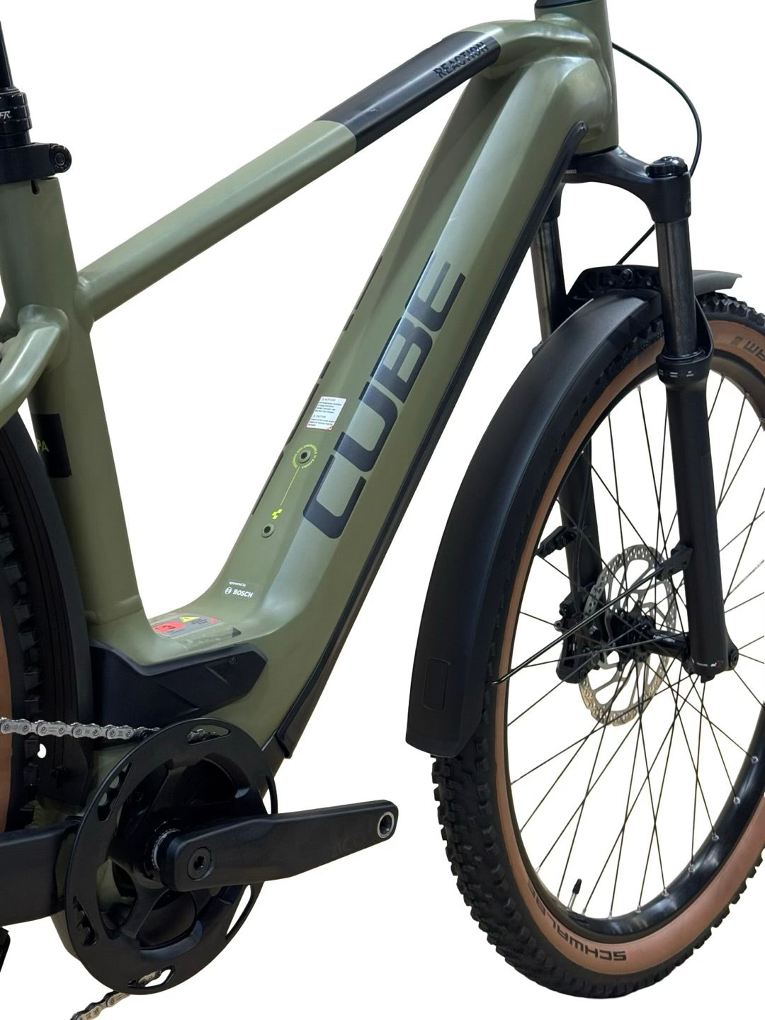 Cube Reaction Hybrid Race 750 Allroad 29 tommer el-terrengsykkel Oppusset Brukt sykkel 