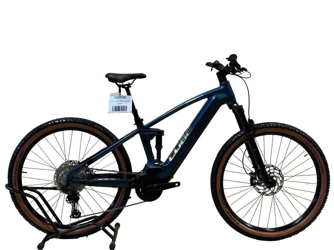 Cube Stereo Hybrid 120 Race 750 29 tommer el-terrengsykkel Oppusset Brukt sykkel