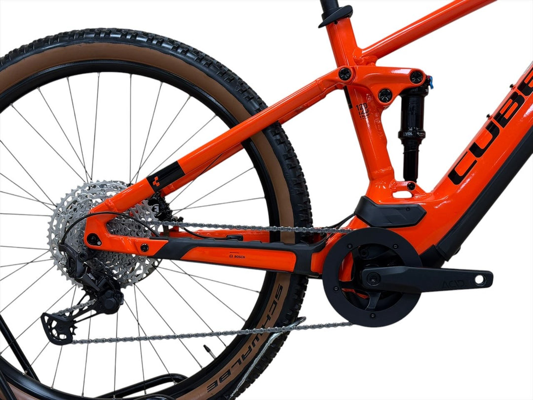 cube e bike fully orange Cube Stereo Hybrid 120 Race 750 29 Zoll E-Mountainbike Generalüberholt aus zweiter Hand E-Mountainbike – H&B Exclusive