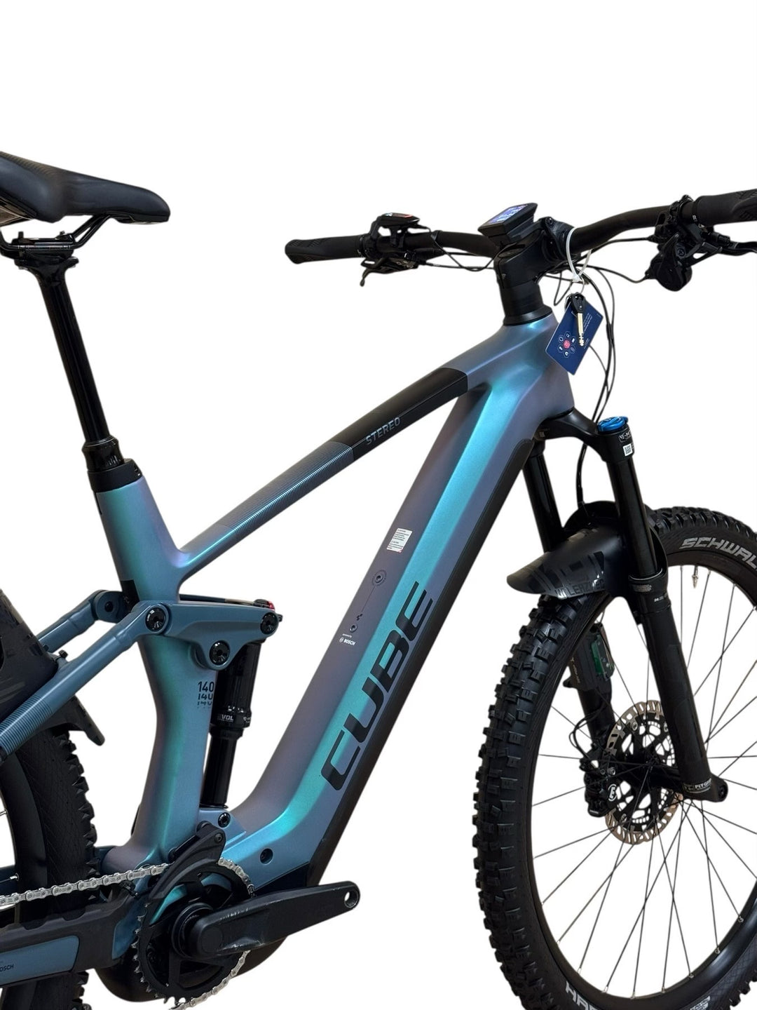 Cube Stereo Hybrid 140 HPC ABS 750 29 inch E-Mountainbike Refurbished Gebruikte fiets 