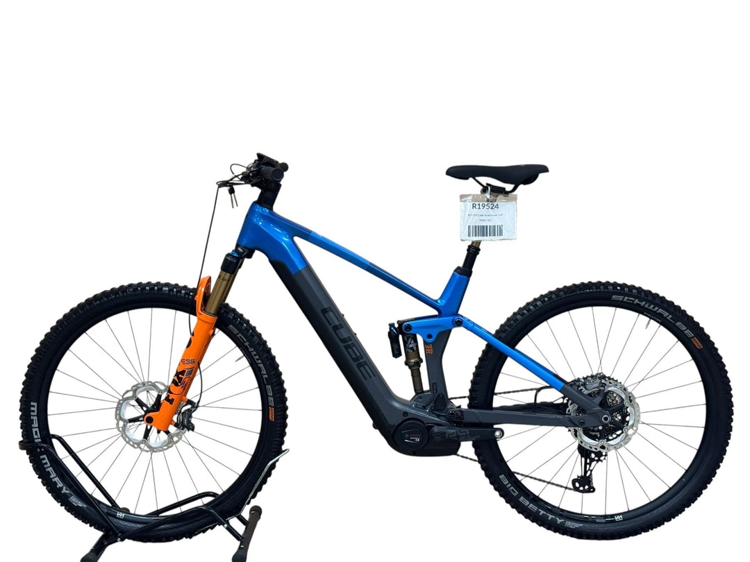cube stereo hybrid 140 race team Cube Stereo Hybrid 140 HPC Actionteam 750 29 inch E-Mountainbike Refurbished