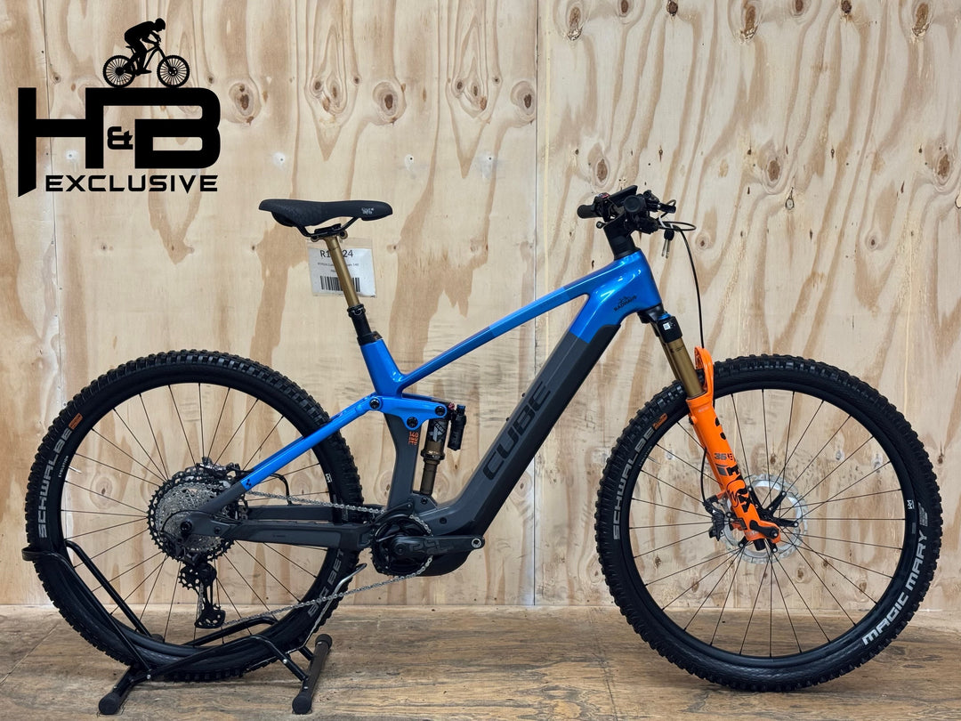 e mtb fully cube stereo Cube Stereo Hybrid 140 HPC Actionteam 750 29 inch E-Mountainbike Refurbished