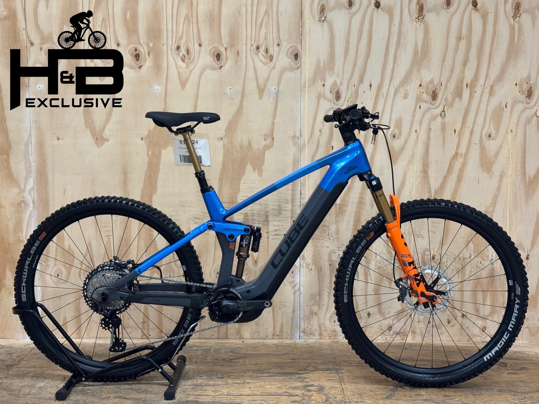 Cube Stereo Hybrid 140 HPC Actionteam 750 29 inch E-Mountainbike Refurbished