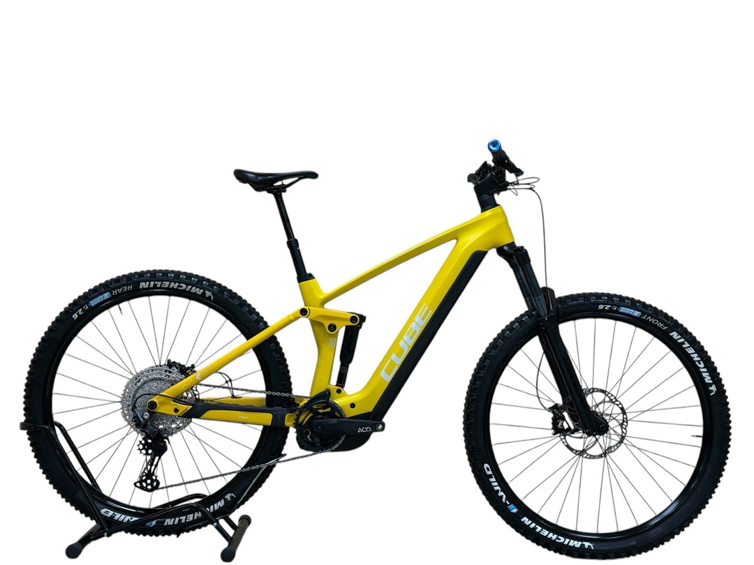 cube stereo hybrid 140 gelb Cube Stereo Hybrid 140 HPC Pro 625 29 Zoll E-Mountainbike Generalüberholt aus zweiter Hand E-Mountainbike – H&B Exclusive
