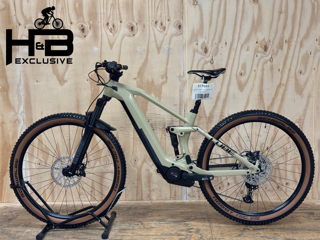 cube stereo hybrid 140 hpc sl 625 desert Cube Stereo Hybrid 140 HPC Race 625 29 inch E-Mountainbike Used | Refurbished
