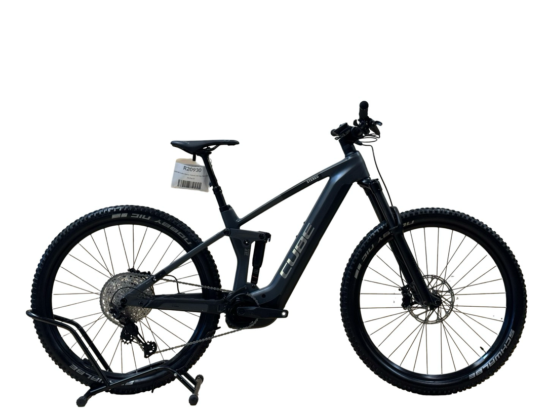 Cube Stereo Hybrid 140 HPC Race 625 29 tommer el-terrengsykkel Oppusset Brukt sykkel 