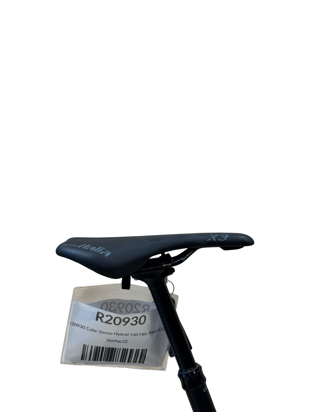 Cube Stereo Hybrid 140 HPC Race 625 29 tommer el-terrengsykkel Oppusset Brukt sykkel 