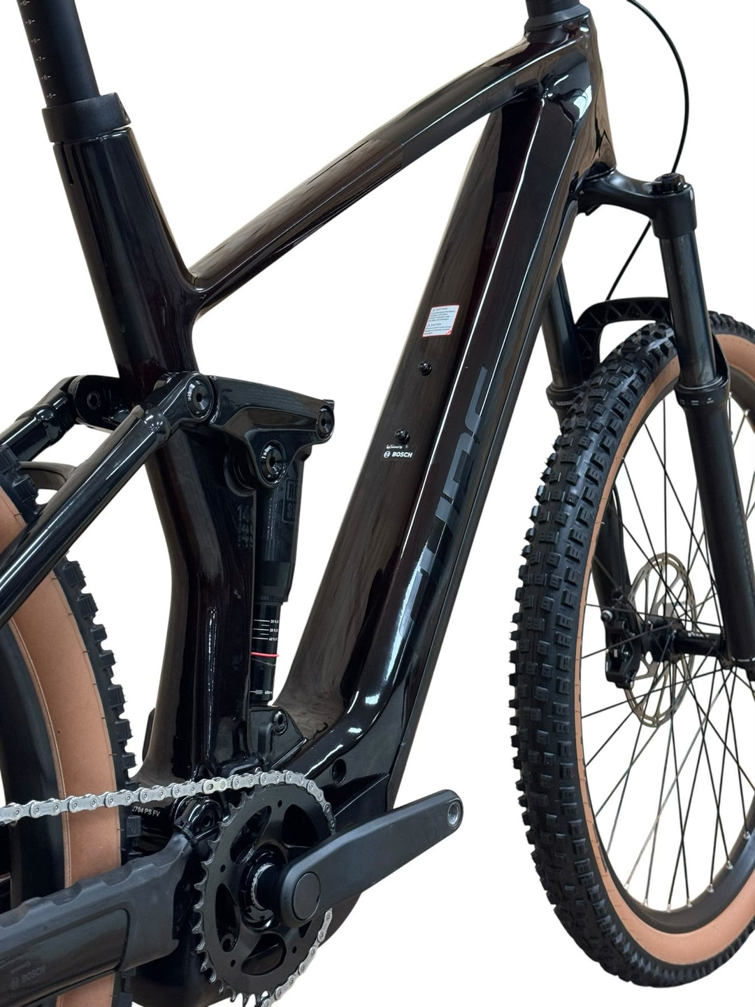 Cube Stereo Hybrid 140 HPC Race 750 29 tommer el-terrengsykkel Oppusset Brukt sykkel 