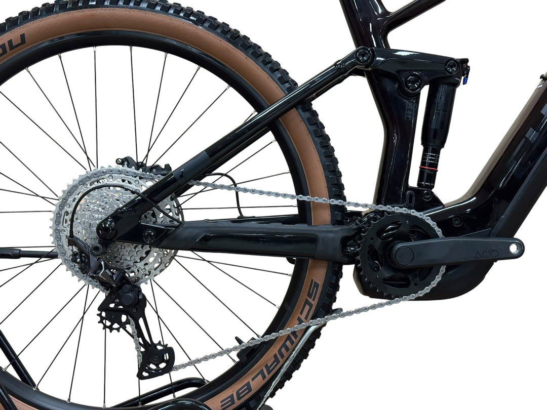 Cube Stereo Hybrid 140 HPC Race 750 29 tommer el-terrengsykkel Oppusset Brukt sykkel 