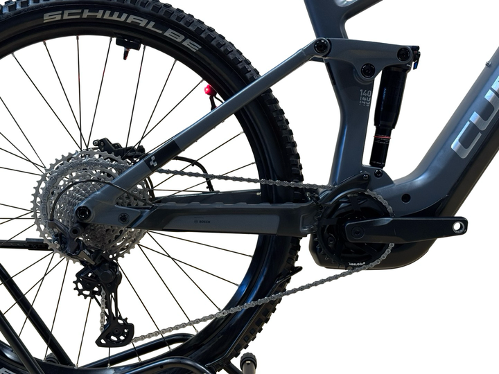 Cube Stereo Hybrid 140 HPC Race 750 29 tommer el-terrengsykkel Oppusset Brukt sykkel