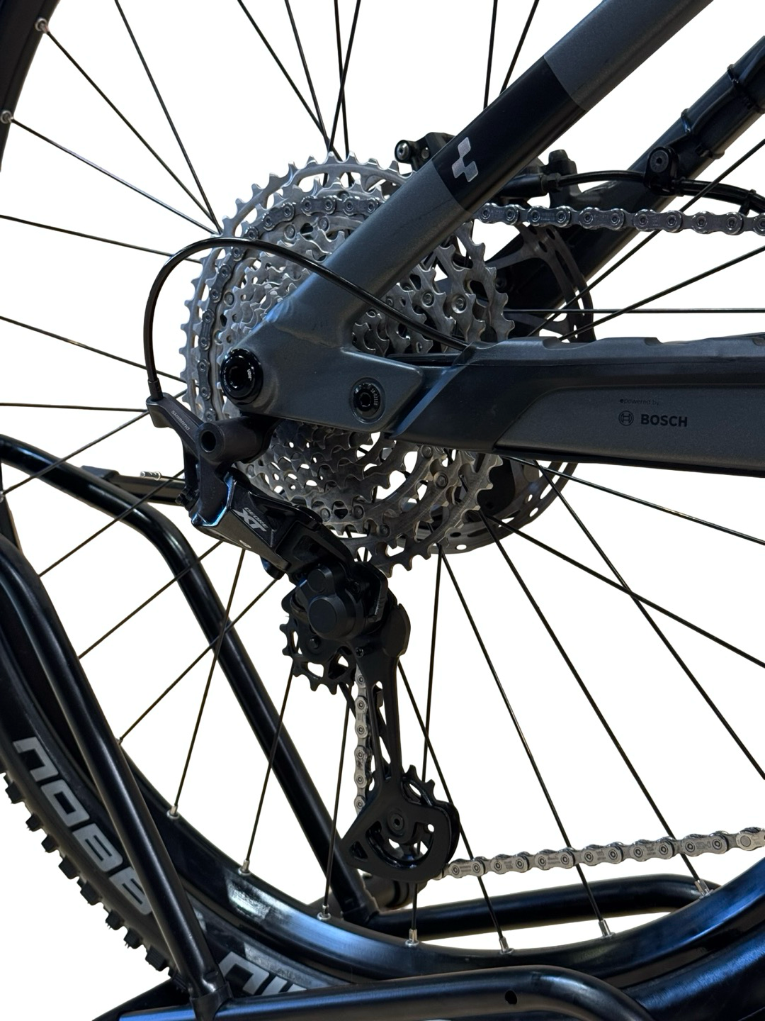Cube Stereo Hybrid 140 HPC Race 750 29 tommer el-terrengsykkel Oppusset Brukt sykkel