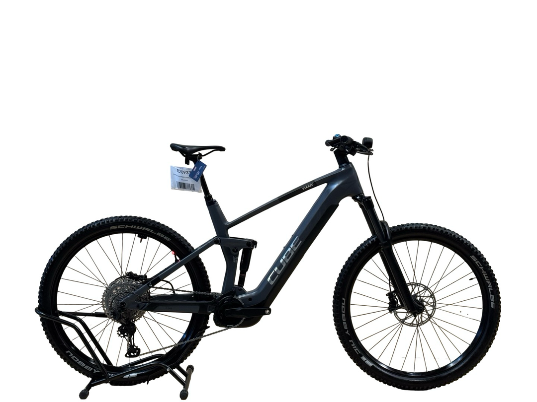 Cube Stereo Hybrid 140 HPC Race 750 29 tommer el-terrengsykkel Oppusset Brukt sykkel