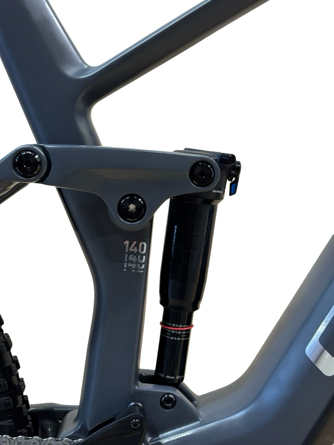 Cube Stereo Hybrid 140 HPC Race 750 29 tommer el-terrengsykkel Oppusset Brukt sykkel