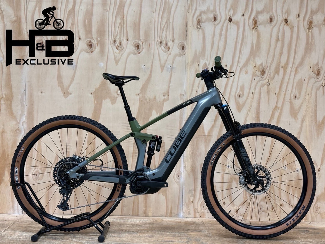 cube stereo hybrid 140tm Cube Stereo Hybrid 140 HPC TM 750 29 Zoll E-Mountainbike Generalüberholt aus zweiter Hand E-Mountainbike – H&B Exclusive