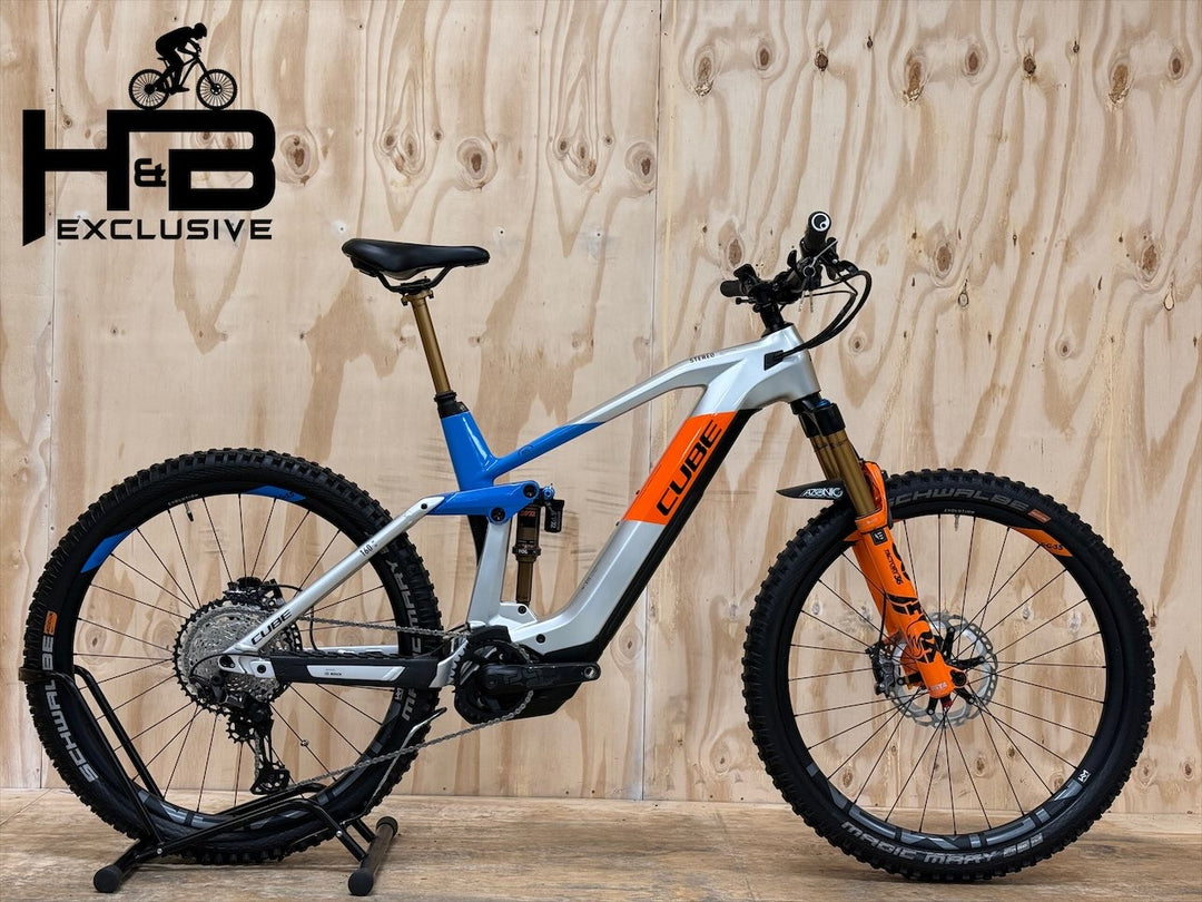 cube stereo hybrid 160 actionteam Cube Stereo Hybrid 160 Action Team E-Mountainbike Generalüberholt aus zweiter Hand E-Mountainbike – H&B Exclusive