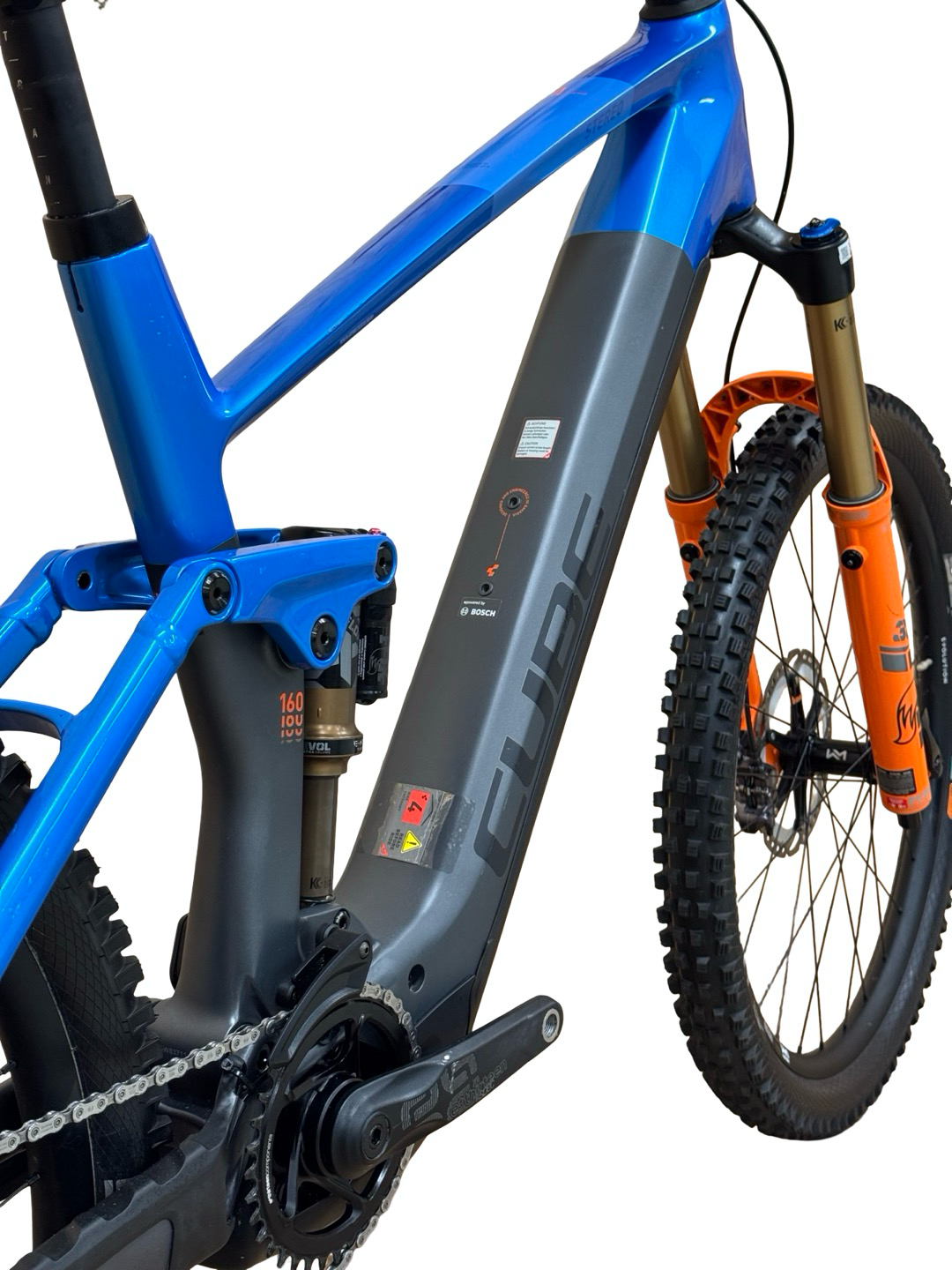 Cube Stereo Hybrid 160 HPC Action Team 750 E-Mountainbike Refurbished Gebruikte fiets 