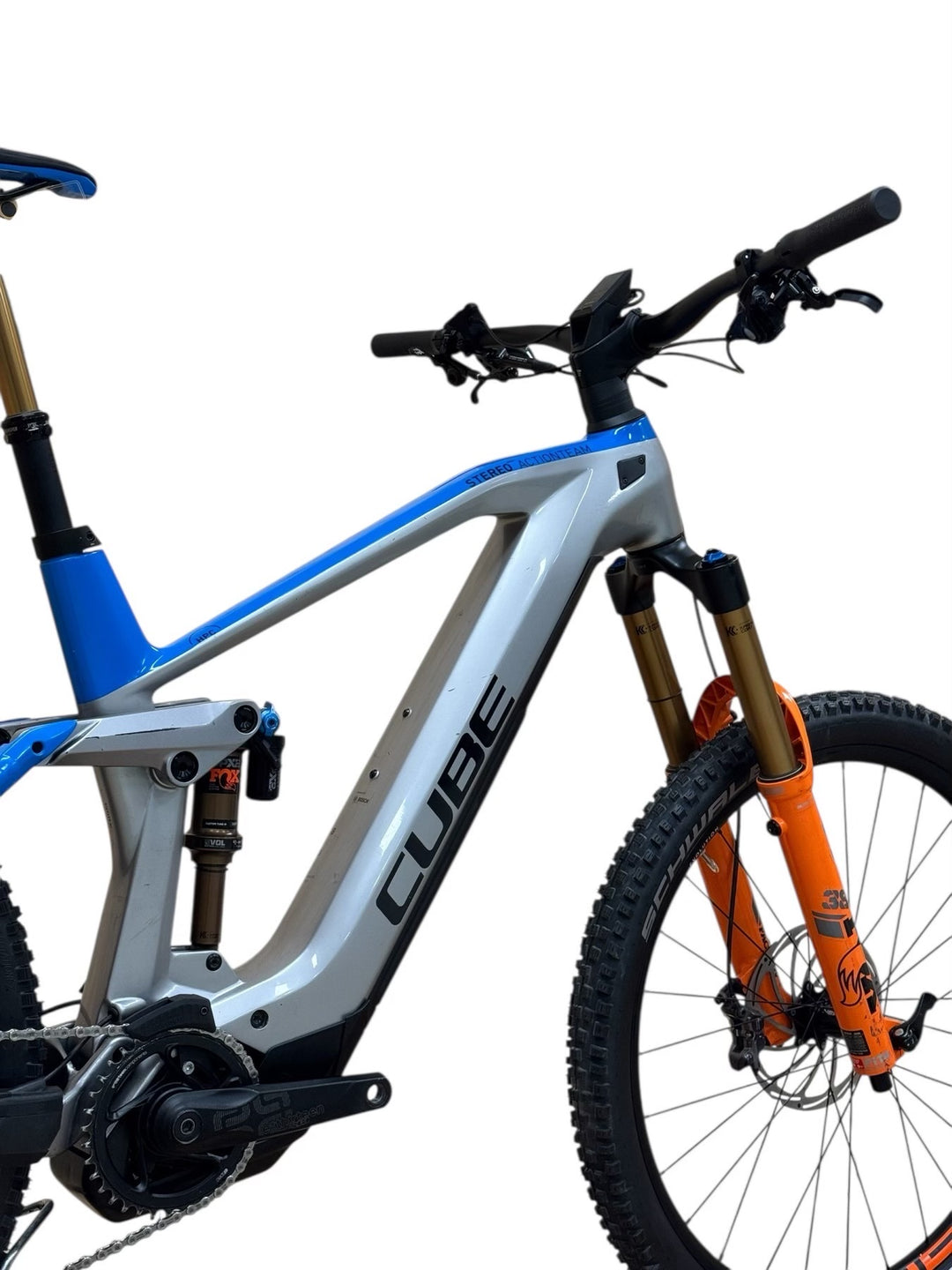 cube stereo hybrid 160 hpc 625 kiox actionteam Cube Stereo Hybrid 160 HPC Action team 625 Rower elektryczn górski Odnowiony Drugie miejsce Rower elektryczn górski – H&B Exclusive