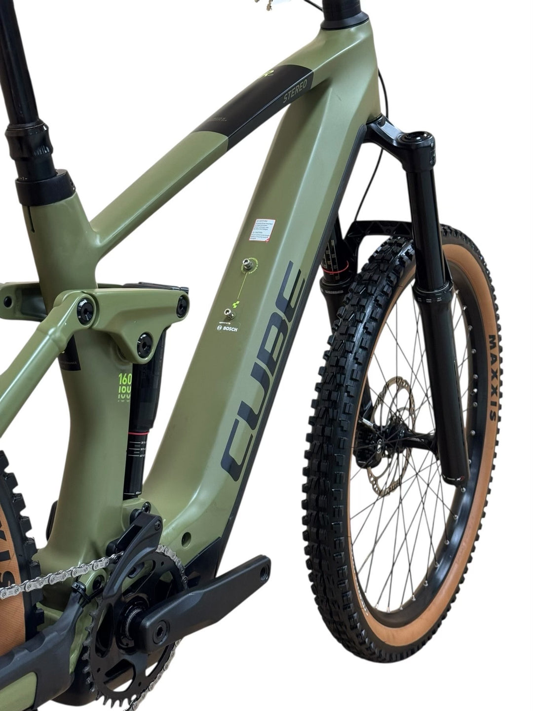 Cube Stereo Hybrid 160 HPC Race 750 E-Mountainbike Refurbished Gebruikte fiets