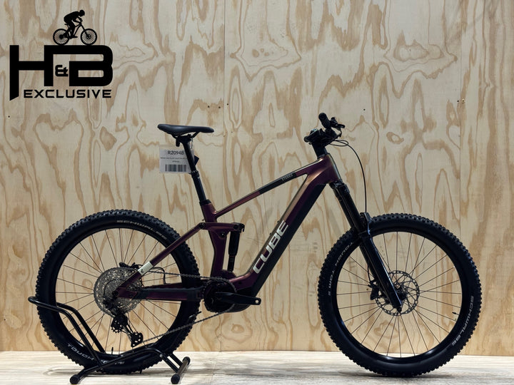 Cube Stereo Hybrid 160 HPC SLX 750 El-mountainbike renoveret brugt cykel 