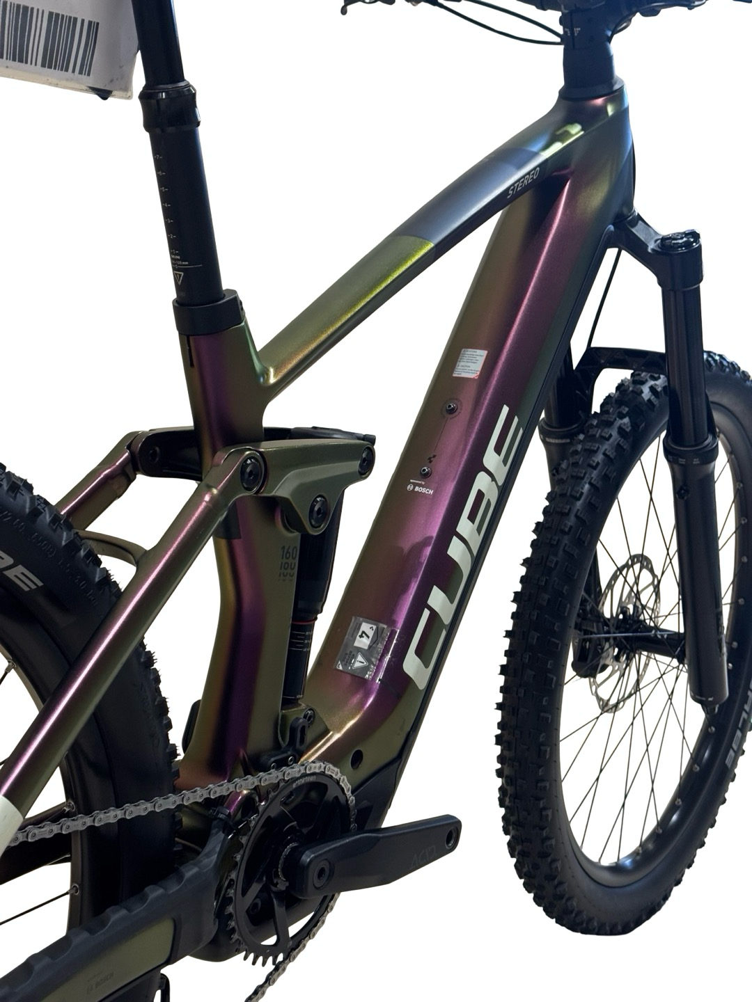 Cube Stereo Hybrid 160 HPC SLX 750 El-mountainbike renoveret brugt cykel 