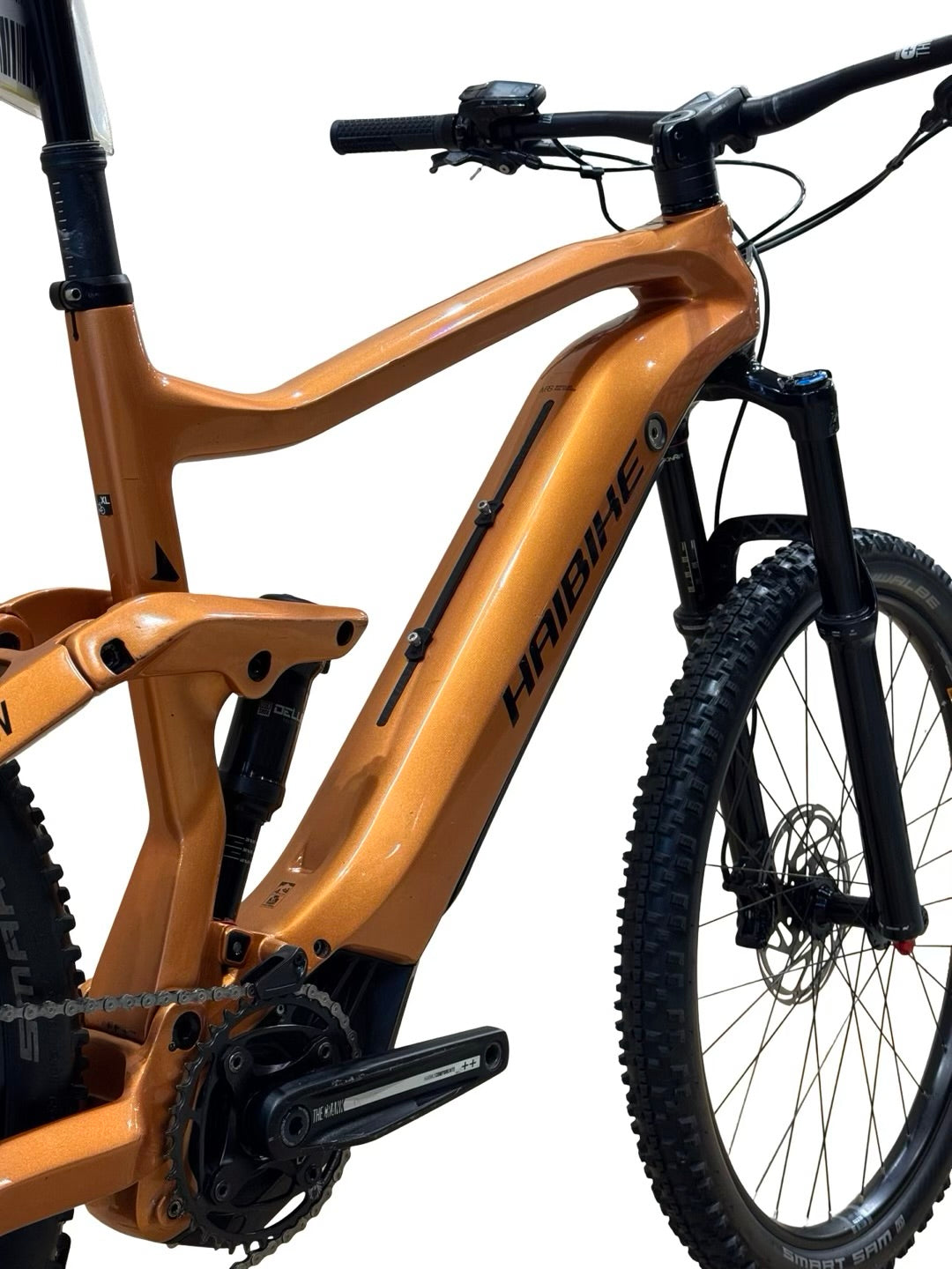 Haibike Allmtn CF 6 el-mountainbike renoveret brugt cykel  