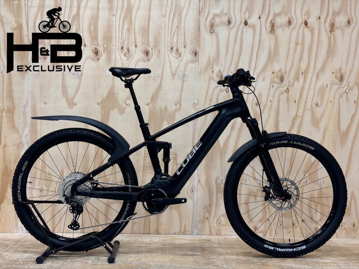 <tc>Cube</tc> <tc>Stereo</tc> <tc>Hybrid</tc> 120 SLX 750 29 inch E-Mountain Bike