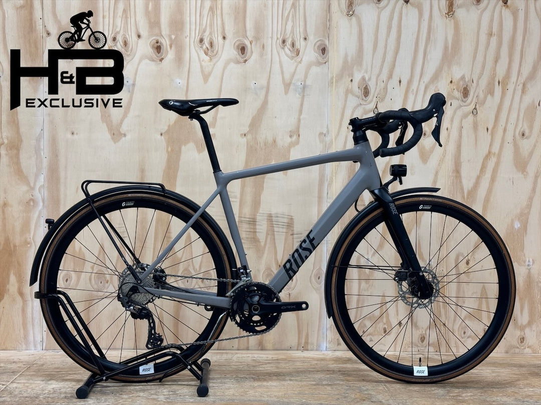 e-gravel bike rose backroad al Rose Backroad AL EQ 28 inch Gravel bike Refurbished used Gravel bike – H&B Exclusive