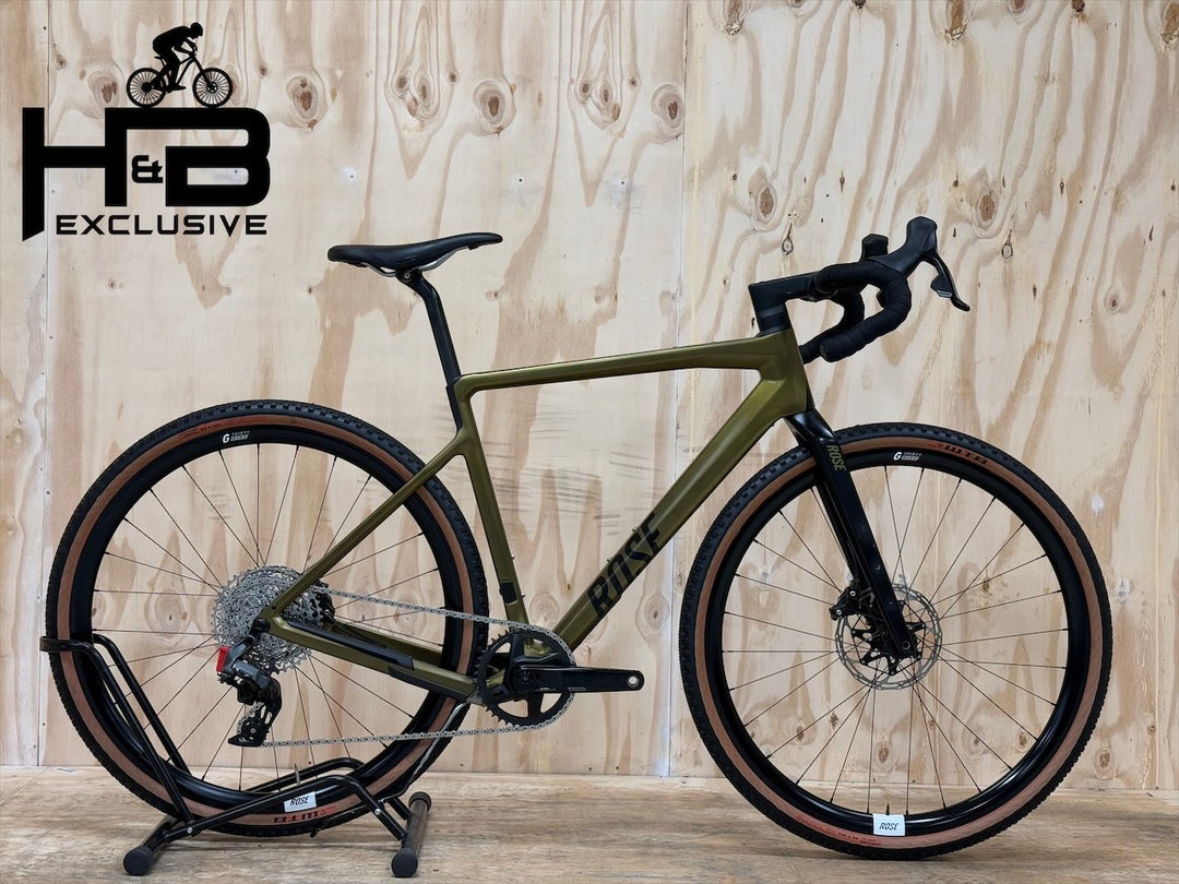 gravel bike refurbished Rose Backroad Rival eTap Rival AXS XPLR Gravel bike Refurbished second -hand Gravel bike – H&B Exclusive