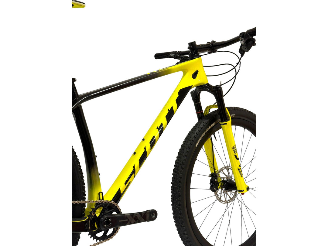 scott mountainbike gelb Scott Scale 900 RC World Cup 29 Zoll mountainbike Generalüberholt gebraucht mountainbike – H&B Exclusive