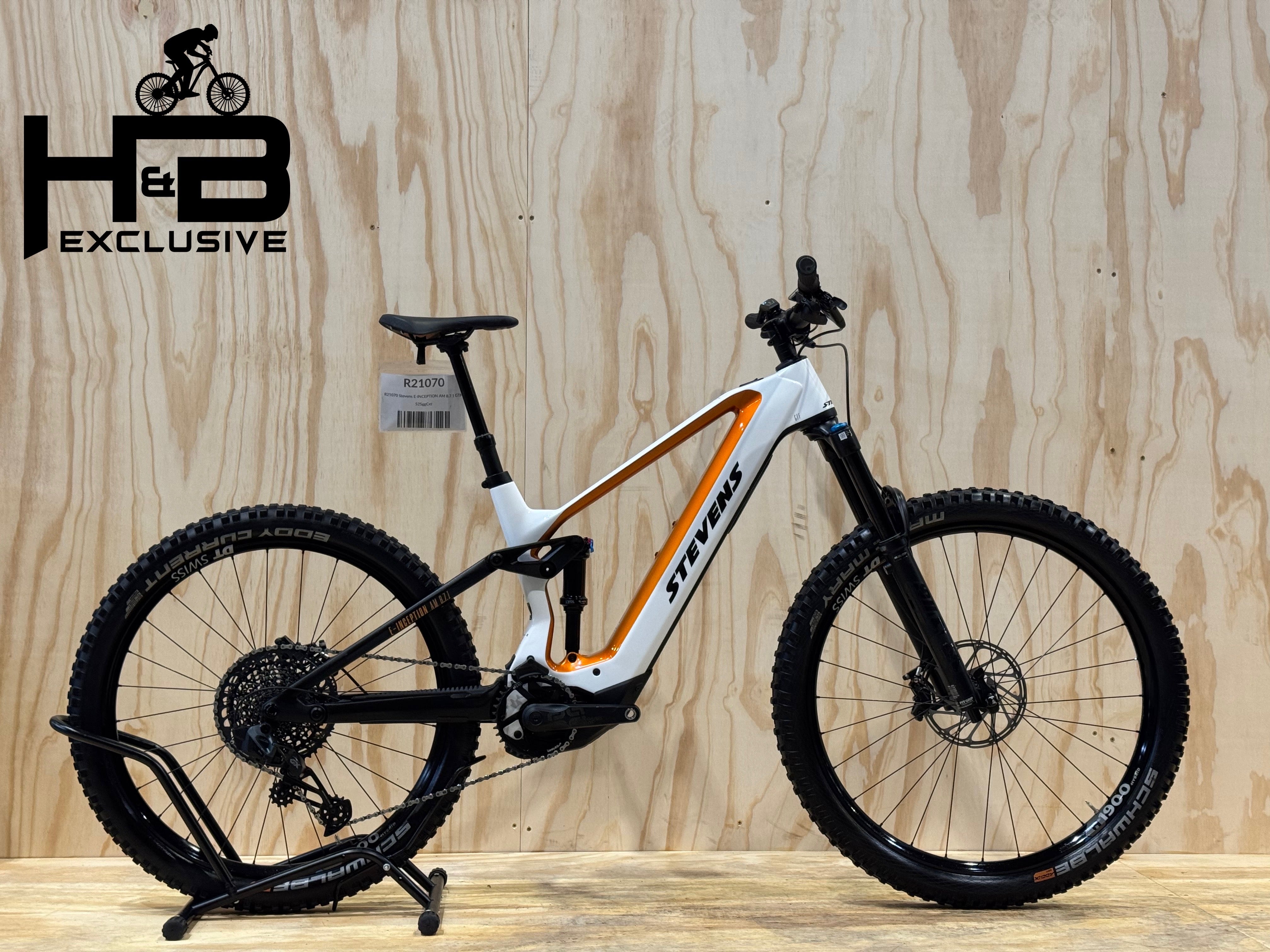 Stephanです Stevens E-Inception AM 8.7.1 GTF E-Mountainbike Gebruikt