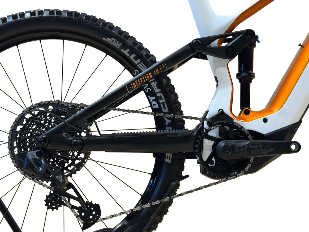 Stevens E-Inception AM 8.7.1 GTF elektrické horské bicykel Zrekonštruovaný Použitý bicykel 