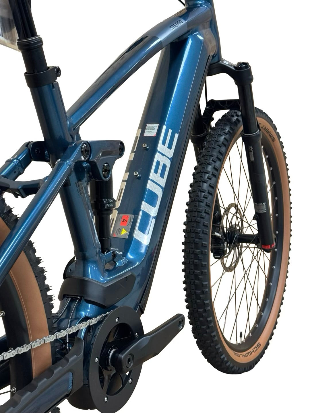 Cube Stereo Hybrid 120 Race 625 29 collas e-rounain velosipēds